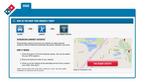 dominos delivery hotspot.